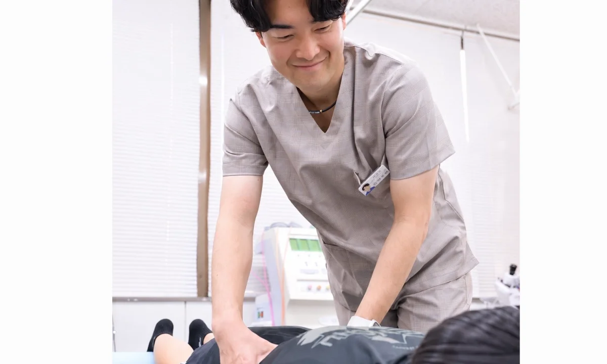 施術の様子