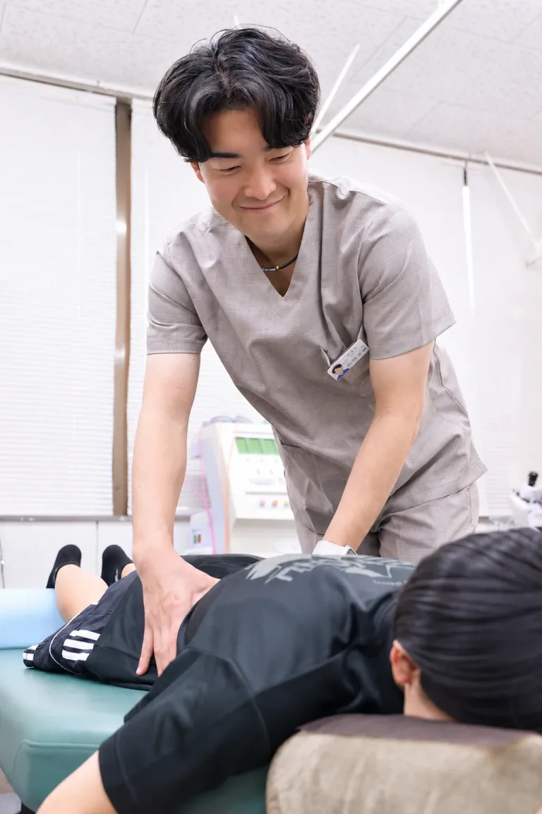 施術の様子